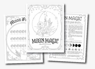 Printable Book Of Shadows Coloring, HD Png Download, Free Download