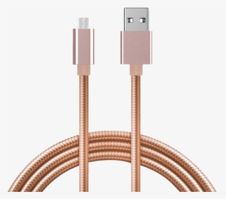 7937 Fuse Metal Micro Usbcable Pink - Metal Usb Cable, HD Png Download, Free Download