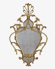 George Iii Style Gilt Wood Cartouche Mirror"  Class= - Illustration, HD Png Download, Free Download