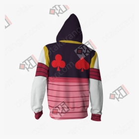 Hunter X Hunter Hisoka Cosplay Zip Up Hoodie Jacket - Hoodie, HD Png Download, Free Download