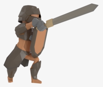 Knight Lowpoly 3d Free Photo - Lowpoly Knight, HD Png Download, Free Download