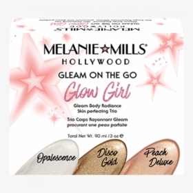 Melanie Mills Gleam On The Go- Glow Girl Radiance Trio - Star, HD Png Download, Free Download