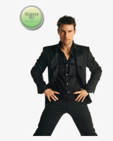 Tom Cruise Png Free Download - Tom Cruise Black Suit, Transparent Png, Free Download