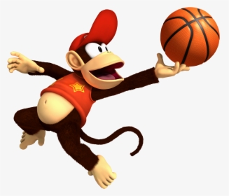 Diddy Kong Png - Diddy Kong Mario Super Sluggers, Transparent Png, Free Download