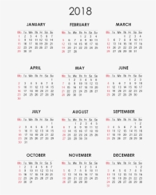 Calendar Png Images - Printable A4 Calendar 2019, Transparent Png, Free Download