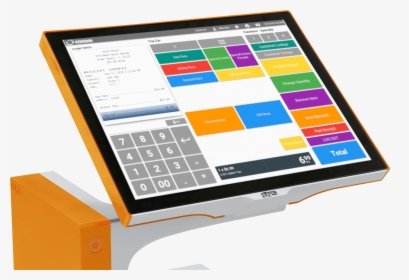 Complete Pos System With Cashier Touchscreen Menu - Mobile Device, HD Png Download, Free Download
