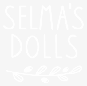 Selmadolls Logo Whitelarge - Calligraphy, HD Png Download, Free Download