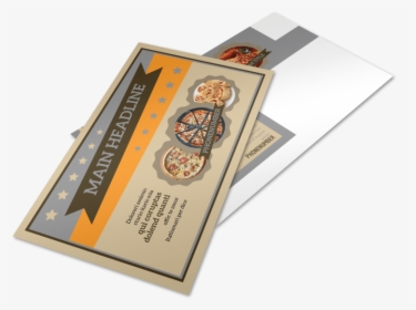Pizza Shop Postcard Template Preview - Wood, HD Png Download, Free Download