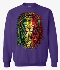 Rasta Lion Hoodie & Sweatshirt"  Class= - Sweater, HD Png Download, Free Download