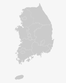 South Korea Map Outline Png - Blank South Korea Map, Transparent Png, Free Download