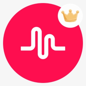 #musically #tiktok Musical - Musically Logo With A Crown, HD Png Download, Free Download