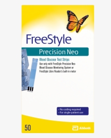 Freestyle Precision Neo Blood Glucose Test Strips, - Freestyle Libre Test Strips, HD Png Download, Free Download