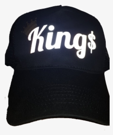 Image Of Black Reflective King$/queen$ Trucker Hat - Baseball Cap, HD Png Download, Free Download