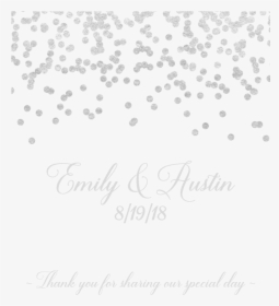 Many Kisses Are In The Jar Free Printable , Png Download - Silver Confetti Png Free Black Background, Transparent Png, Free Download