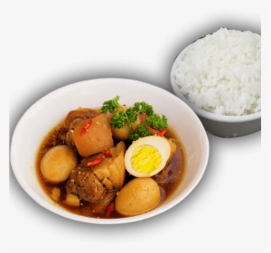 Vietnamese Braised Pork With Eggs And Rice - Thịt Kho Tết, HD Png Download, Free Download