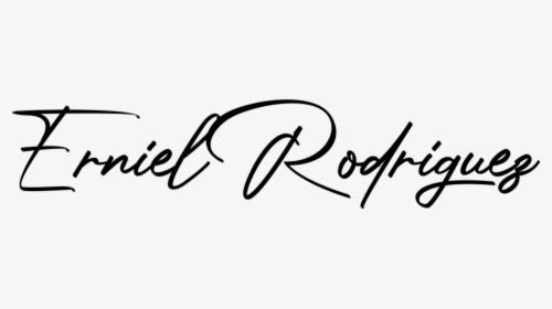 Erniel Rodriguez"s Portfolio - Calligraphy, HD Png Download, Free Download