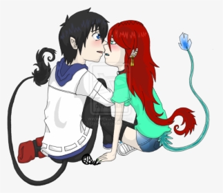 First Kiss - Cartoon, HD Png Download, Free Download