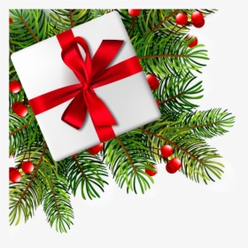 #ftestickers #christmas #gift #tree #corner #border - Merry Christmas Vector Png, Transparent Png, Free Download
