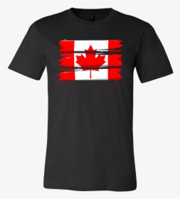 Flag Of Canada Maple Leaf Retro Canadian Tee Shirt - Asked God For Happiness He Sent Me My Husband, HD Png Download, Free Download
