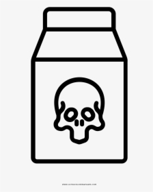 Poison Coloring Page - You Can T Cry Over Spilt Milk, HD Png Download, Free Download