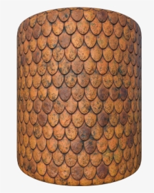 Fish Scale Roof Tile Texture, Seamless And Tileable - Circle, HD Png Download, Free Download