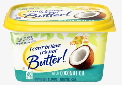 Cant Believe Its Not Butter Coconut Oil, HD Png Download, Free Download
