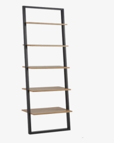 Ladder Shelf Oak Black, HD Png Download, Free Download