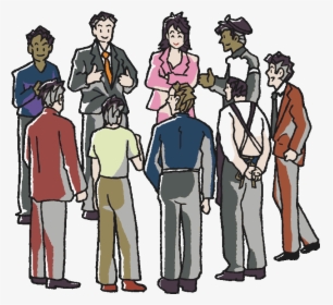 Input Diverse Group Discussion , Png Download - Cartoon, Transparent Png, Free Download