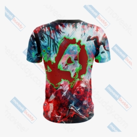 Left 4 Dead Symbol Unisex 3d T-shirt - Active Shirt, HD Png Download, Free Download