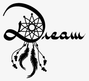 Dream Catcher Silhouette Png - Attrape Reve Dessin Dream, Transparent Png, Free Download