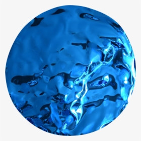 Water Effect In Blue 115 Cm Anna Sidi-yacoub - Sphere, HD Png Download, Free Download