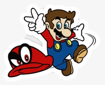 Mario Odyssey Png - Mario Odyssey T Shirt, Transparent Png, Free Download