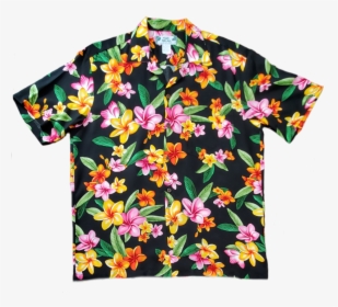 Happy Plumeria Black - Polo Shirt, HD Png Download, Free Download