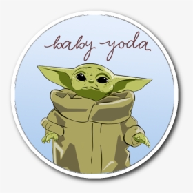 Drawings Of Baby Yoda Star Wars, HD Png Download, Free Download