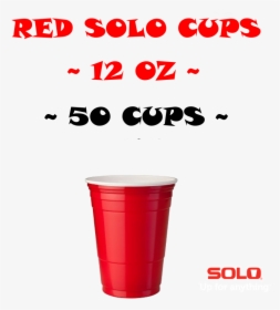 Beer Pong Cups 12oz 50 Stk, HD Png Download, Free Download