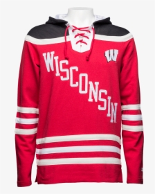 Cover Image For Champion Wisconsin Lace-up Hooded Sweatshirt - Sweater, HD Png Download, Free Download