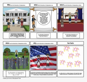 Declaration Of Independence Clipart 4th July - Pursuit Of Life Liberty And Happiness Storyboard, HD Png Download, Free Download