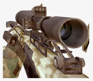 Call Of Duty Wiki - Mw2 Barrett 50 Cal, HD Png Download, Free Download