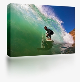 Green Wave Rider - Surfing, HD Png Download, Free Download