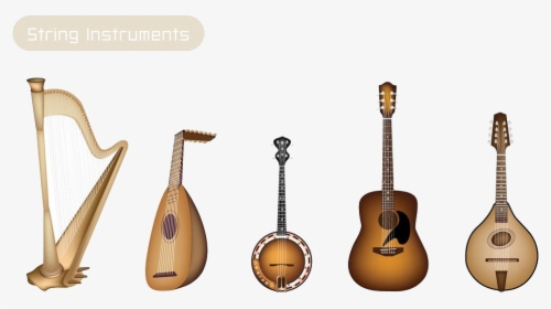 Transparent Lute Clipart - S Instruments De Musique, HD Png Download, Free Download