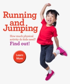 Running And Jumping - Jumping, HD Png Download, Free Download
