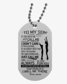 Mother And Son Dog Tag - Locket, HD Png Download, Free Download