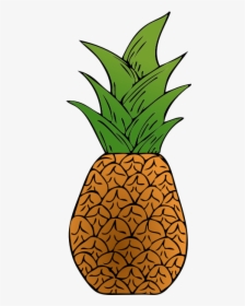 Vector Image Of Tropical Pineapple - Клипарт Ананас, HD Png Download, Free Download