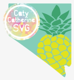 Nevada Us State Pineapple Summer Svg Cut File - Alabama State With Baseball Stitches, HD Png Download, Free Download
