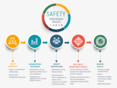 Lifethrive Safety Improvement Process Steps Includes - Circle, HD Png Download, Free Download