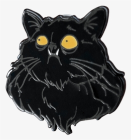 Custom Lapel Pins From Choonimals - Black Cat, HD Png Download, Free Download