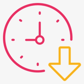 That We Provide Immediate Responsiveness - Time Reduction Icon Png, Transparent Png, Free Download