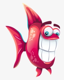 Funny Cartoon Fish - Funny Fish Clipart, HD Png Download, Free Download