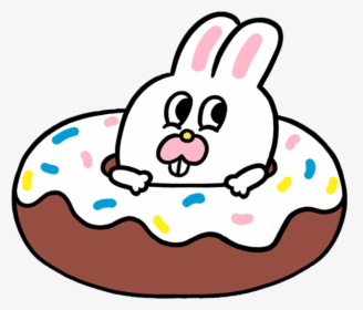 #donut #bunny #mochi #kawaii #cute #softbot #png - アベンヌ ウォーター, Transparent Png, Free Download