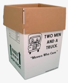 Dish Barrel Box - Two Men And A Truck, HD Png Download, Free Download